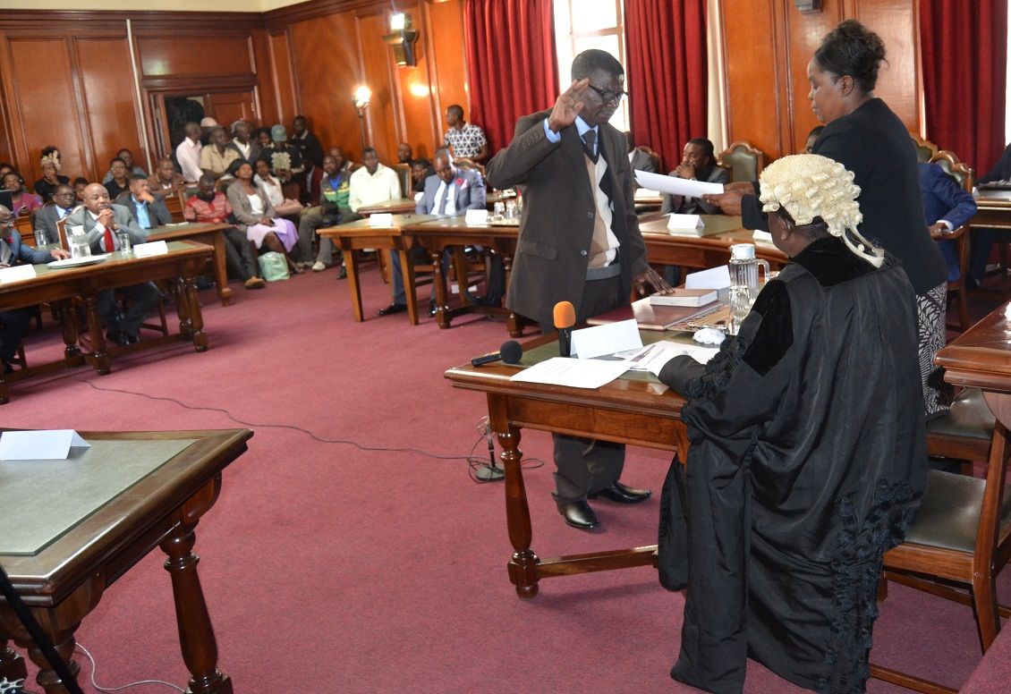 New bulawayo councillor swearing in